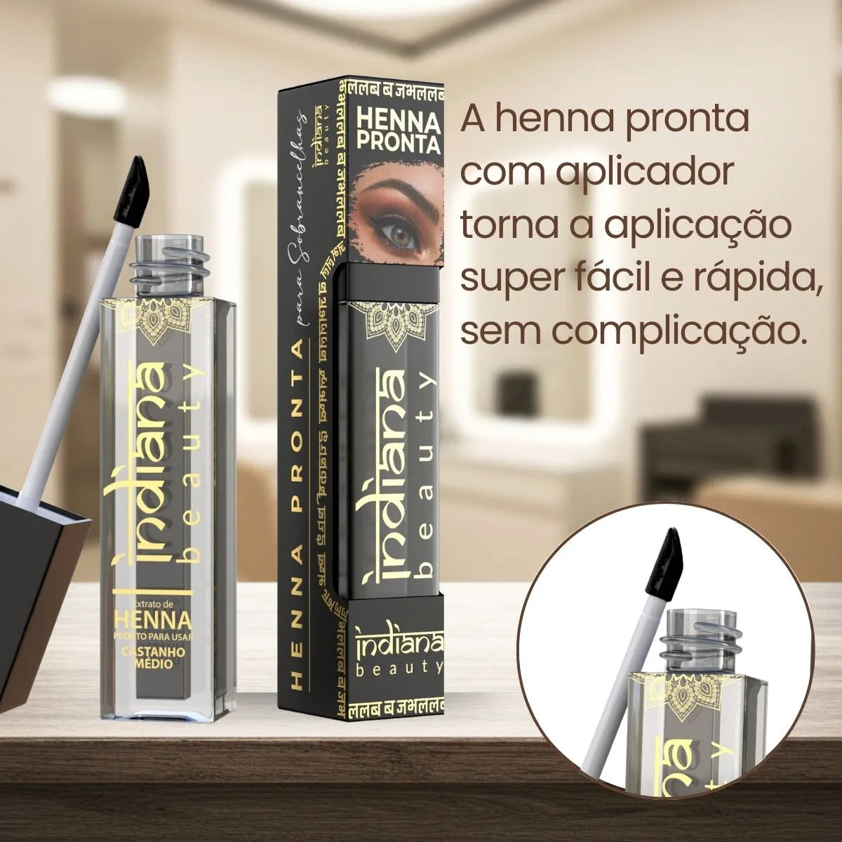 HENNA PRONTA INDIANA BEAUTY - TODAS AS CORES