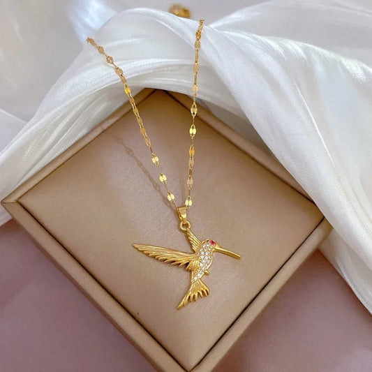 GARGANTILHA BEM-TE-VI BANHADA EM OURO 18K