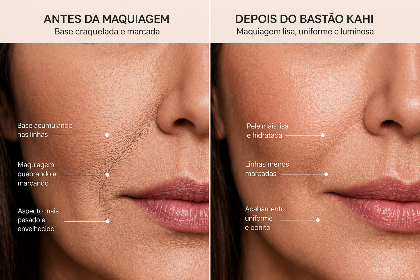 KAHI - O bastão coreano que devolve viço à pele e suaviza instantaneamente o aspecto de linhas marcadas e ressecamento