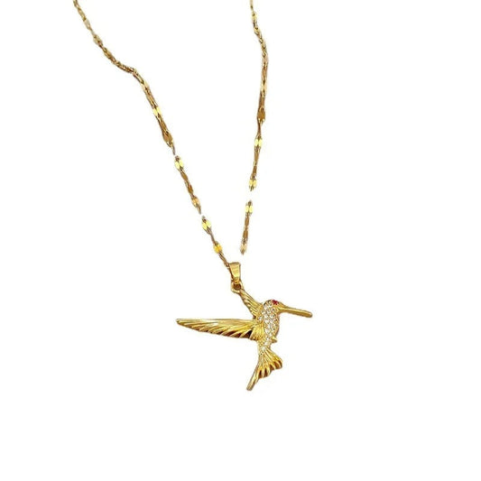 GARGANTILHA BEM-TE-VI BANHADA EM OURO 18K