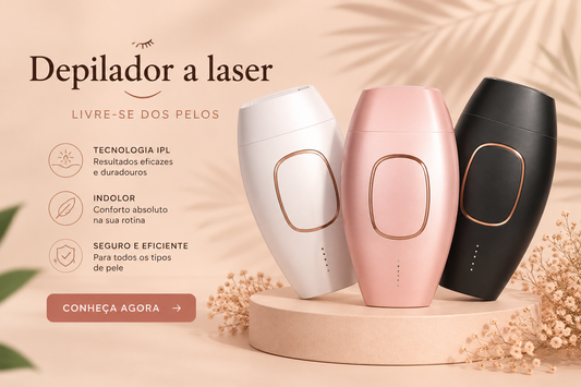 Depilador à Laser Permanente Luz Pulsada - LaserPro