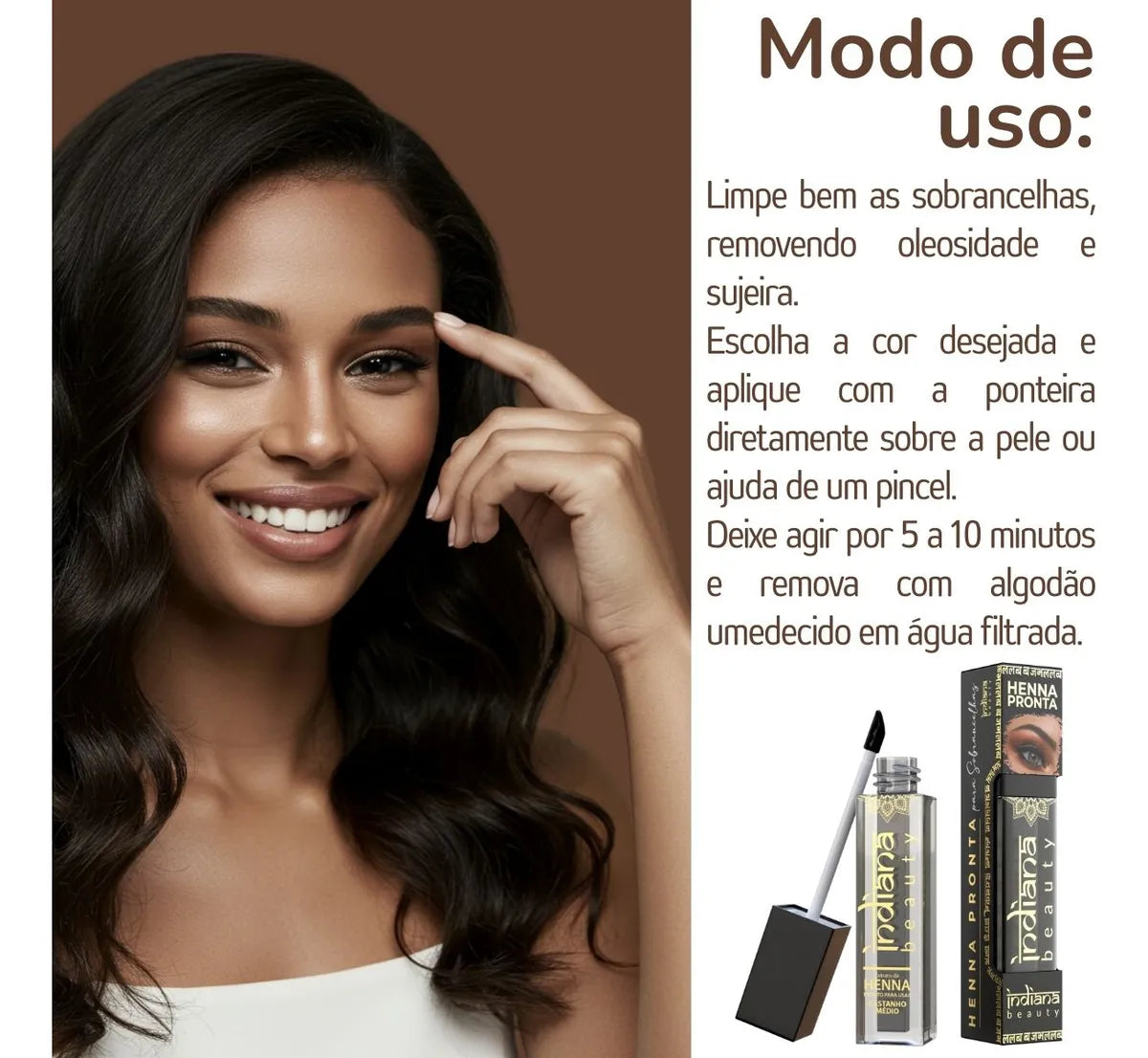 HENNA PRONTA INDIANA BEAUTY - TODAS AS CORES