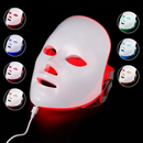Máscara Facial LED Recarregável 7 Cores
