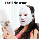 Máscara Facial LED Recarregável 7 Cores