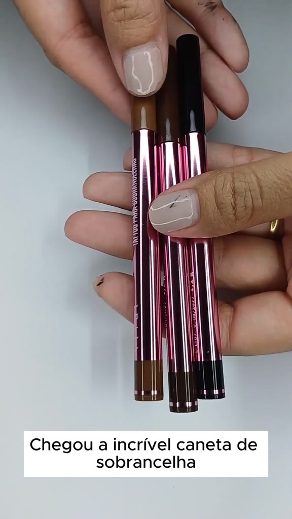 Caneta Fio a Fio para Sobrancelha e Barba – Microblading Duradouro, À Prova d’Água