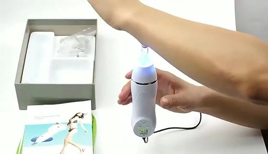 Aparelho Profissional 3 em 1 – Sugador de Cravos + Peeling de Diamante | Pele Perfeita em Casa