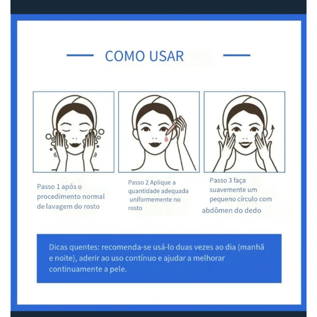 Removedor Instantâneo de Rugas© BOTOX Líquido original Retinol
