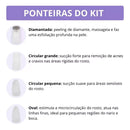 Aparelho Profissional 3 em 1 – Sugador de Cravos + Peeling de Diamante | Pele Perfeita em Casa