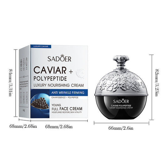 SADOER Creme Facial Caviar Peptide Luxuoso Hidratante Nutritivo Para A Pele