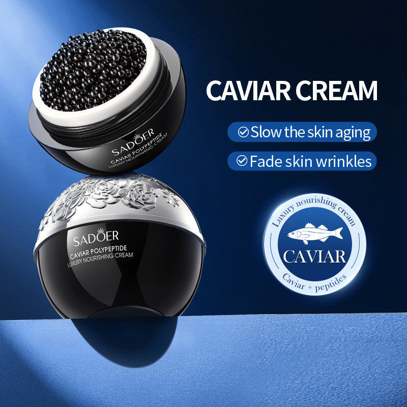 SADOER Creme Facial Caviar Peptide Luxuoso Hidratante Nutritivo Para A Pele