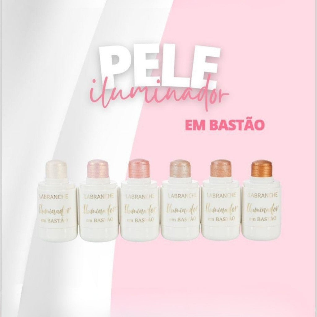 Iluminador Bastão Glow Cremoso ©Labranche - Longa Duração Pele Brilho